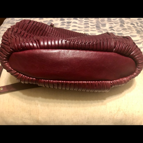 🎉🌴 COACH SOPHIA MADISON GATHERED LEATHER SHOULDER HANDBAG 👜 🎊 - Picture 9 of 12